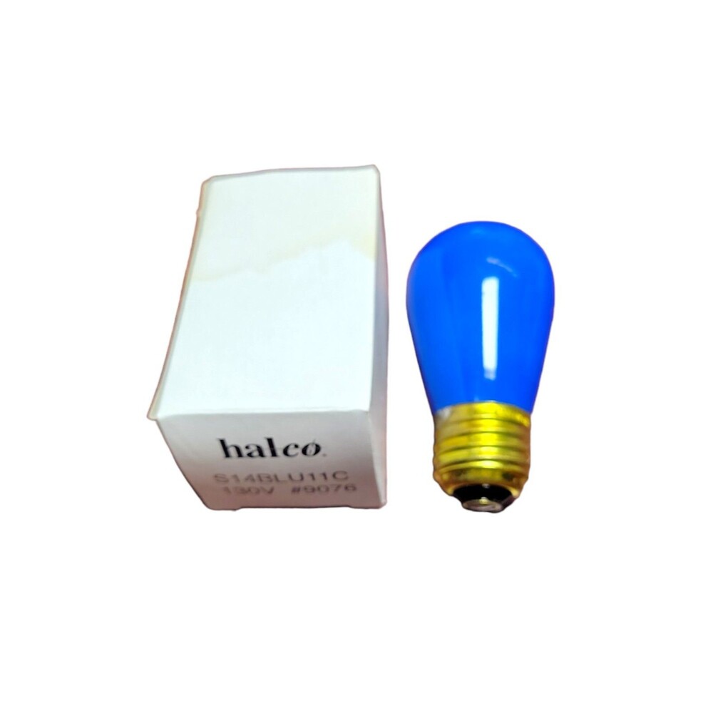 Lot of 4 HALCO-S14BLU1C  #9076 1.4  Watt - 130 Volt